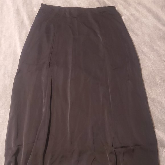 Cosmic Aura Black Hanky Hem Maxi Skirt - Picture 5 of 7